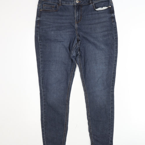 Tu Denim Blue Skinny Jeans Men 16R Slim Fit Stretch Denim
