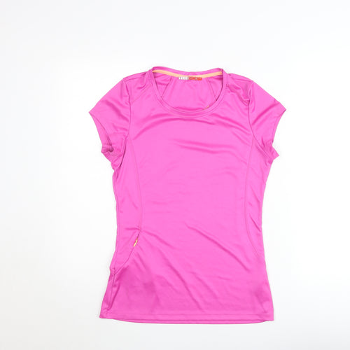 ELLE Sport Women's Pink Athletic T-Shirt M Gym & Training Top