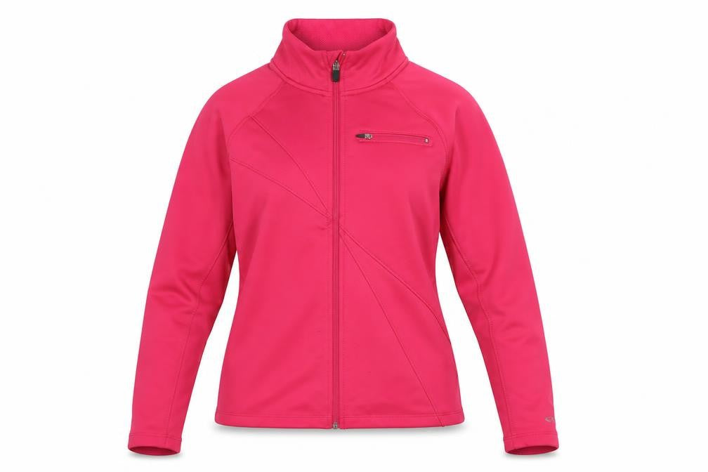 Champion Women's Pink Softshell Full Zip Track Jacket Size M