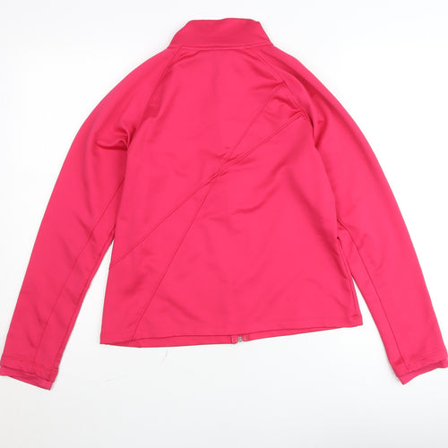Champion Women's Pink Softshell Full Zip Track Jacket Size M