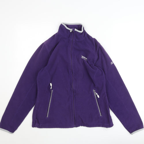 Regatta Women's Purple Fleece Full Zip Outdoor Jacket UK 14
