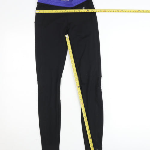 Dunnes Stores Women Black Performance Ankle Leggings Size 8