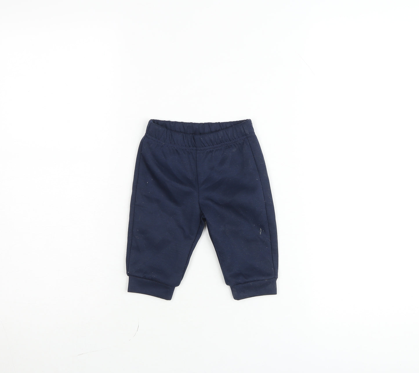 The North Face Unisex Baby Blue Jogger Trousers 3-6 Months Cotton Blend