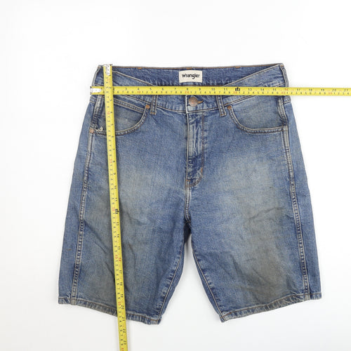 Wrangler Men's Blue Denim 5-Pocket Regular Fit Shorts Size 32
