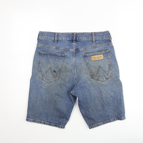 Wrangler Men's Blue Denim 5-Pocket Regular Fit Shorts Size 32