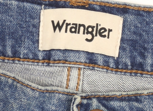 Wrangler Men's Blue Denim 5-Pocket Regular Fit Shorts Size 32