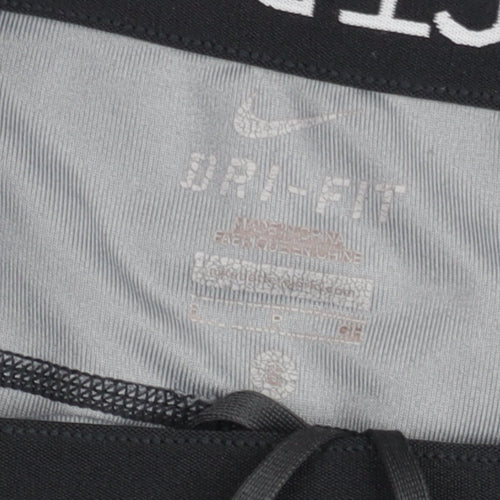 Nike Dri-FIT Women's Black Abstract Capri Sports Leggings Size M