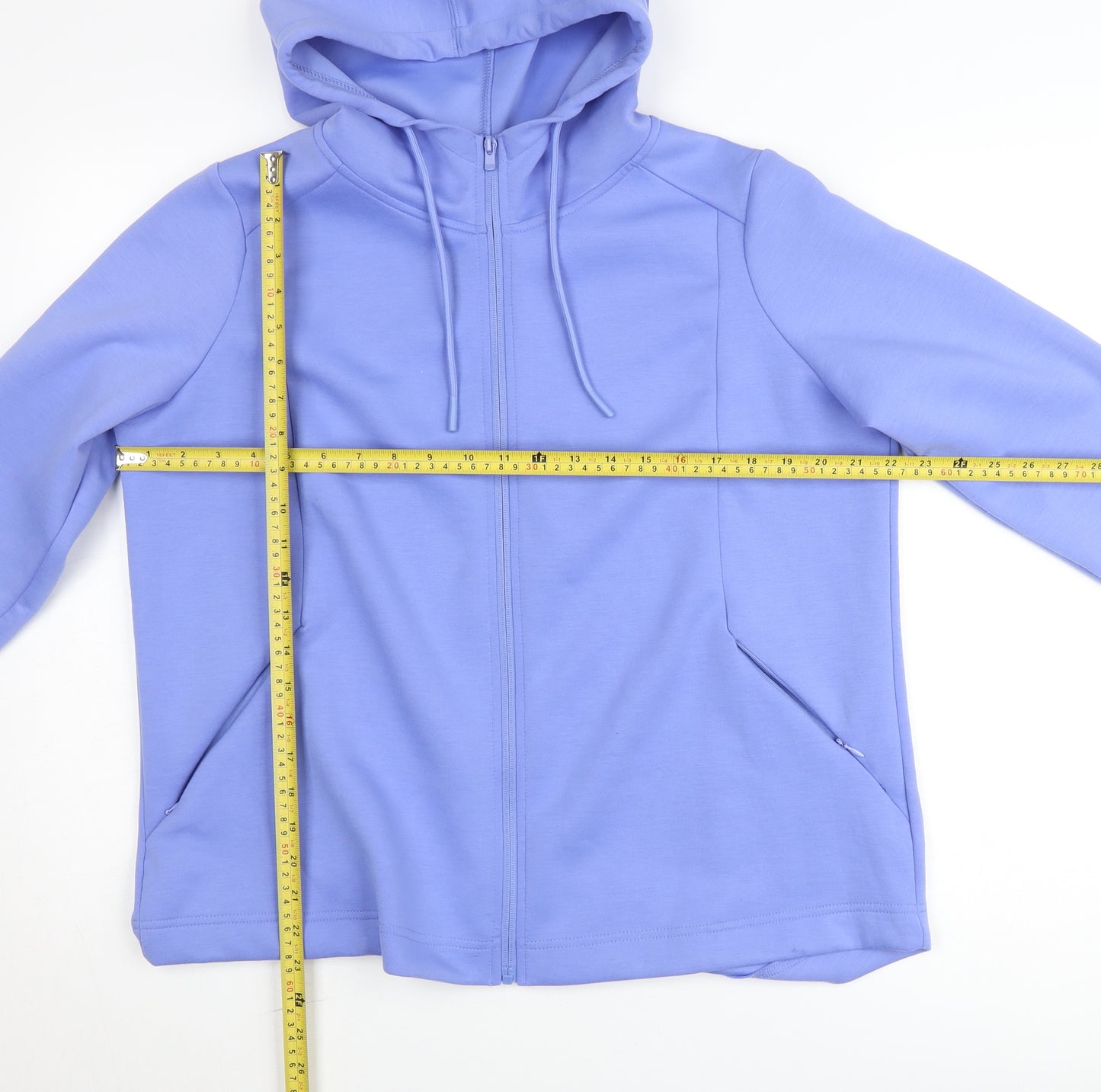Dunnes Stores Women Blue L Hooded Full Zip Track Jacket