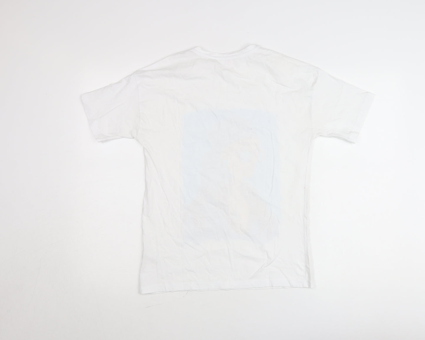 Savida Women's White Graphic T-Shirt 2XS Short Sleeve Cotton