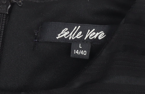 Belle Vere Women Black Size 14 Bodycon Pencil Dress