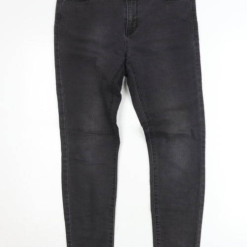 Vero Moda Women Black Skinny Stretch Denim Jeans Size L 30in