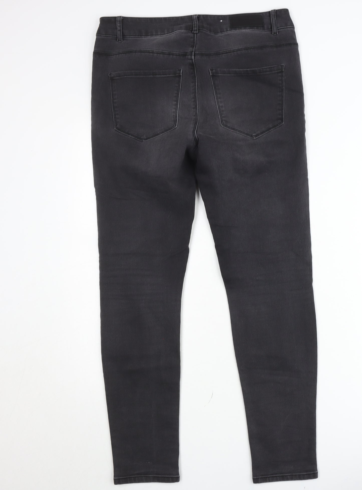 Vero Moda Women Black Skinny Stretch Denim Jeans Size L 30in