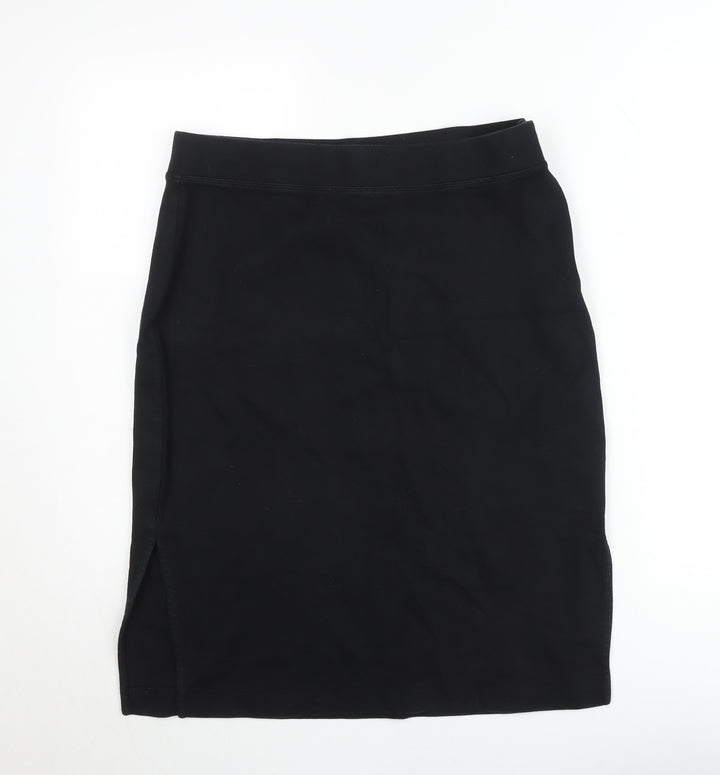 GAP Womens Black Knee Length Stretch Pencil Skirt Size M