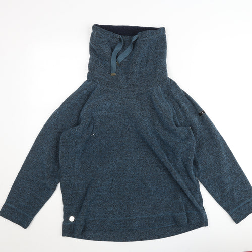 Regatta Men’s Blue Fleece Pullover High Neck Sweatshirt Size L