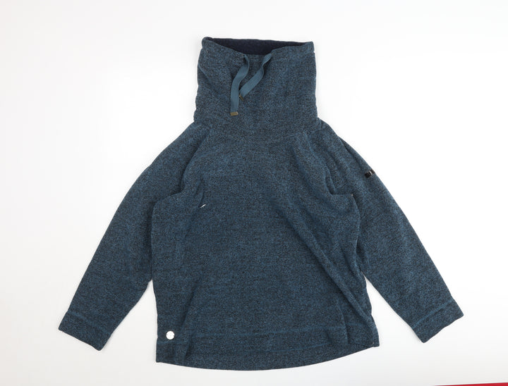 Regatta Men’s Blue Fleece Pullover High Neck Sweatshirt Size L