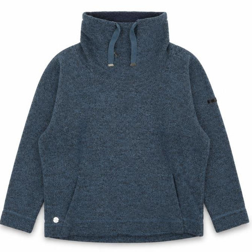 Regatta Men’s Blue Fleece Pullover High Neck Sweatshirt Size L