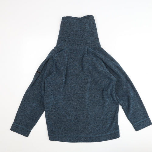 Regatta Men’s Blue Fleece Pullover High Neck Sweatshirt Size L