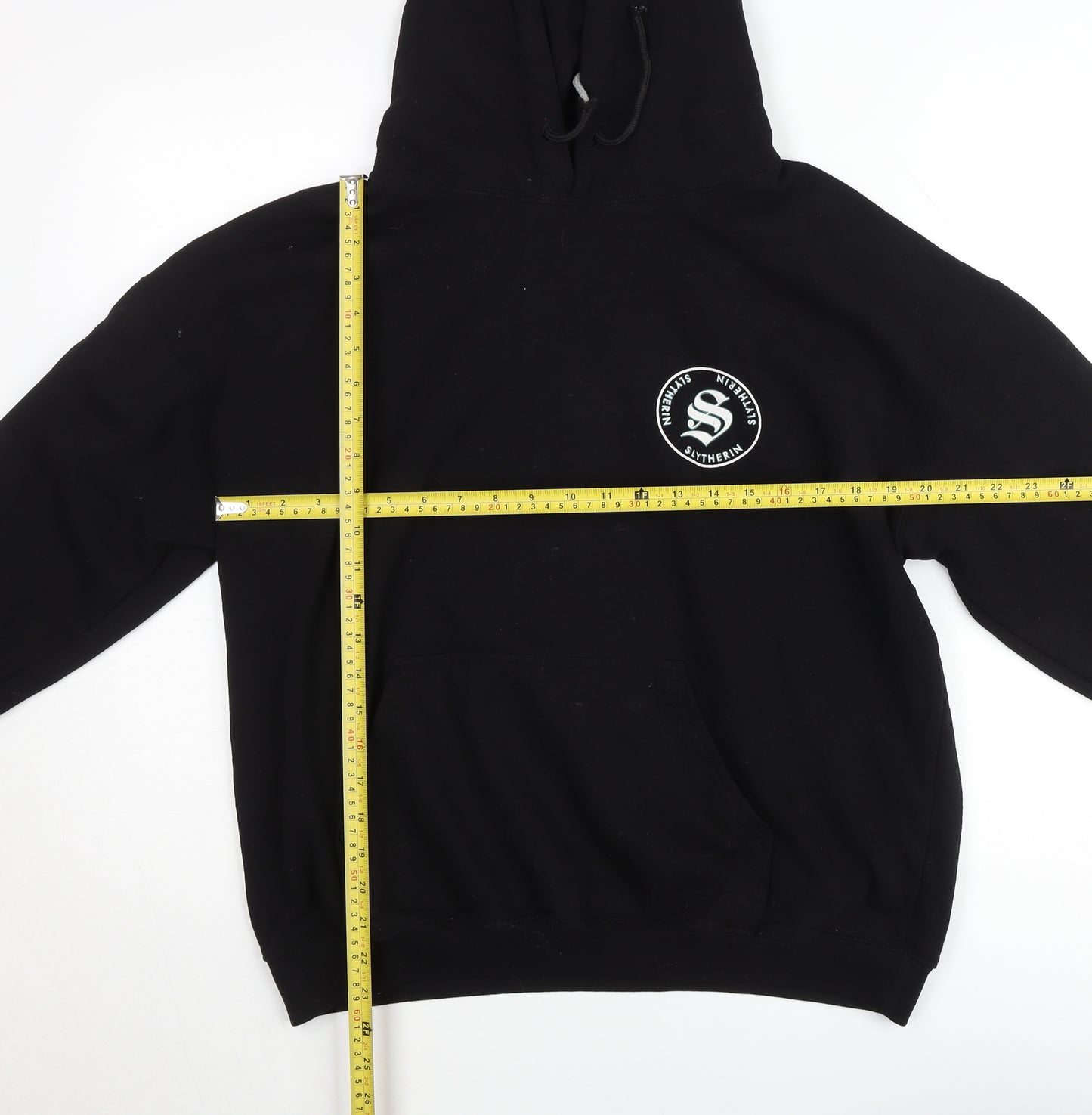 Harry Potter Slytherin Black Hoodie XL Men's Pullover Fleece