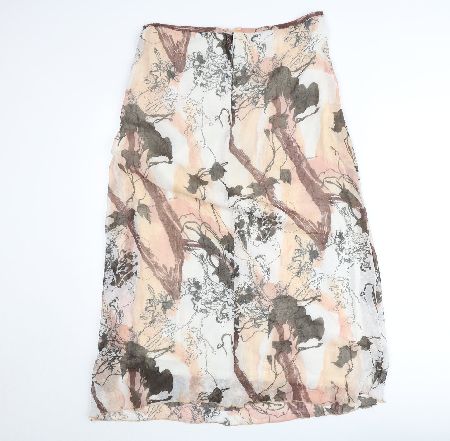 Adini Women’s Multicoloured Midi A-Line Floral Skirt Size M