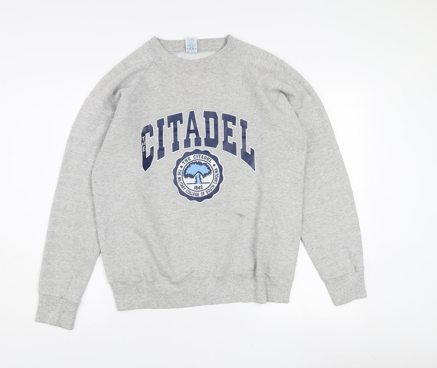 Soffe Sweats Women's Grey L Pullover Sweatshirt The Citadel Graphic