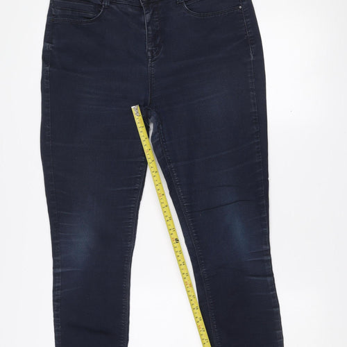 Street One Women's Blue Skinny Jeans Size 32 Regular Emmo Denim
