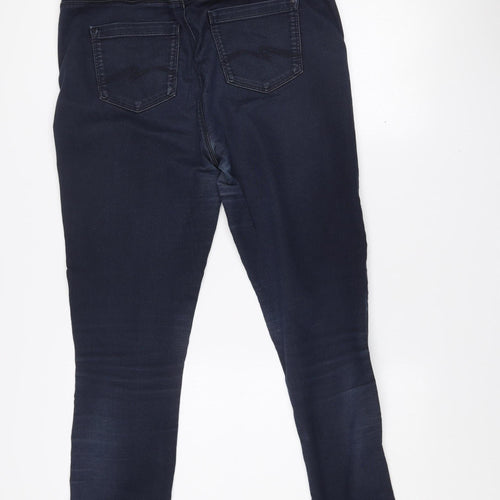 Street One Women's Blue Skinny Jeans Size 32 Regular Emmo Denim