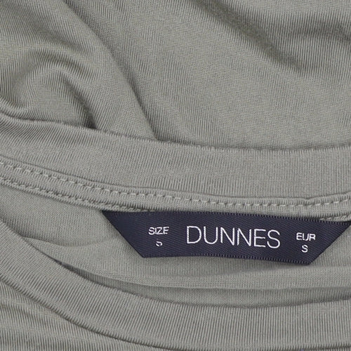 Dunnes Stores Women's Olive Green Basic Cotton T-Shirt Size S