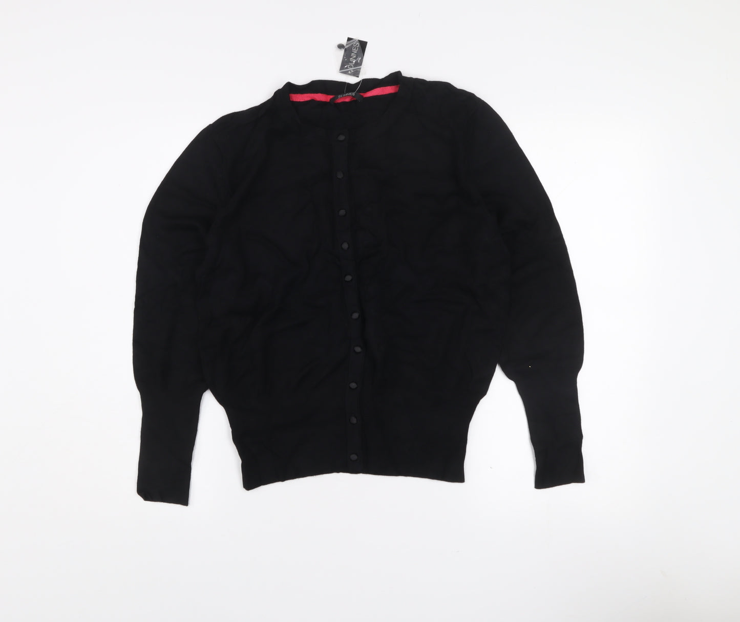 Dunnes Women’s Black Plus Size 18-20 Knit Button Cardigan