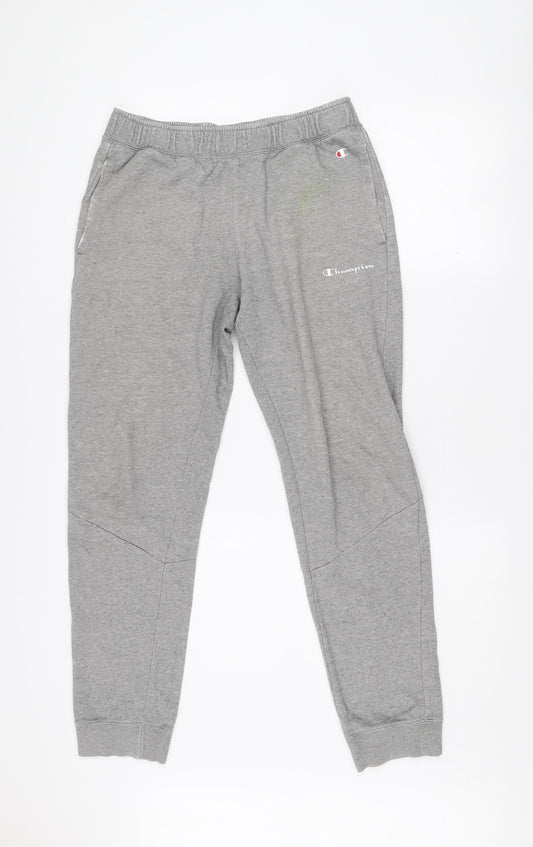 Champion Men’s Grey Medium Sweatpants Joggers Tapered Fit