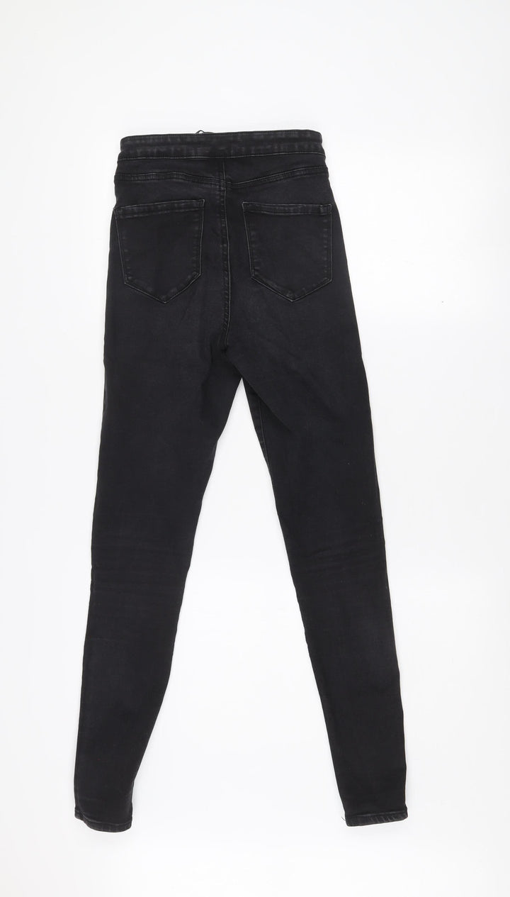 Denim & Co Womens Black Skinny Jeans Size 10 Stretch Mid Rise