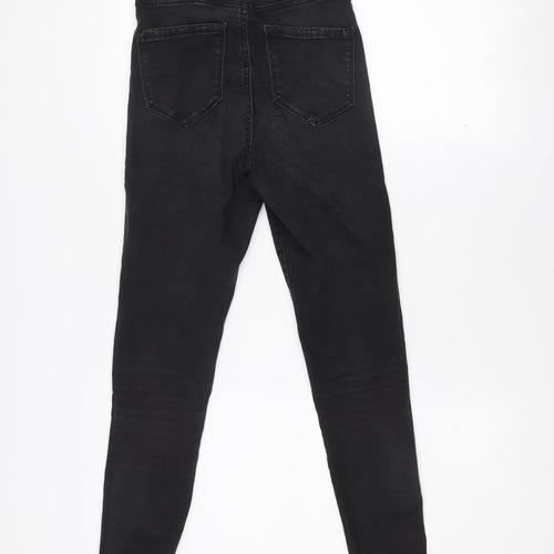 Denim & Co Womens Black Skinny Jeans Size 10 Stretch Mid Rise