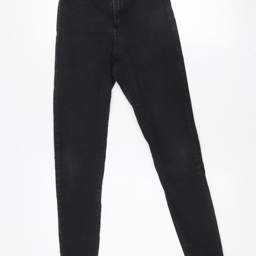Denim & Co Womens Black Skinny Jeans Size 10 Stretch Mid Rise