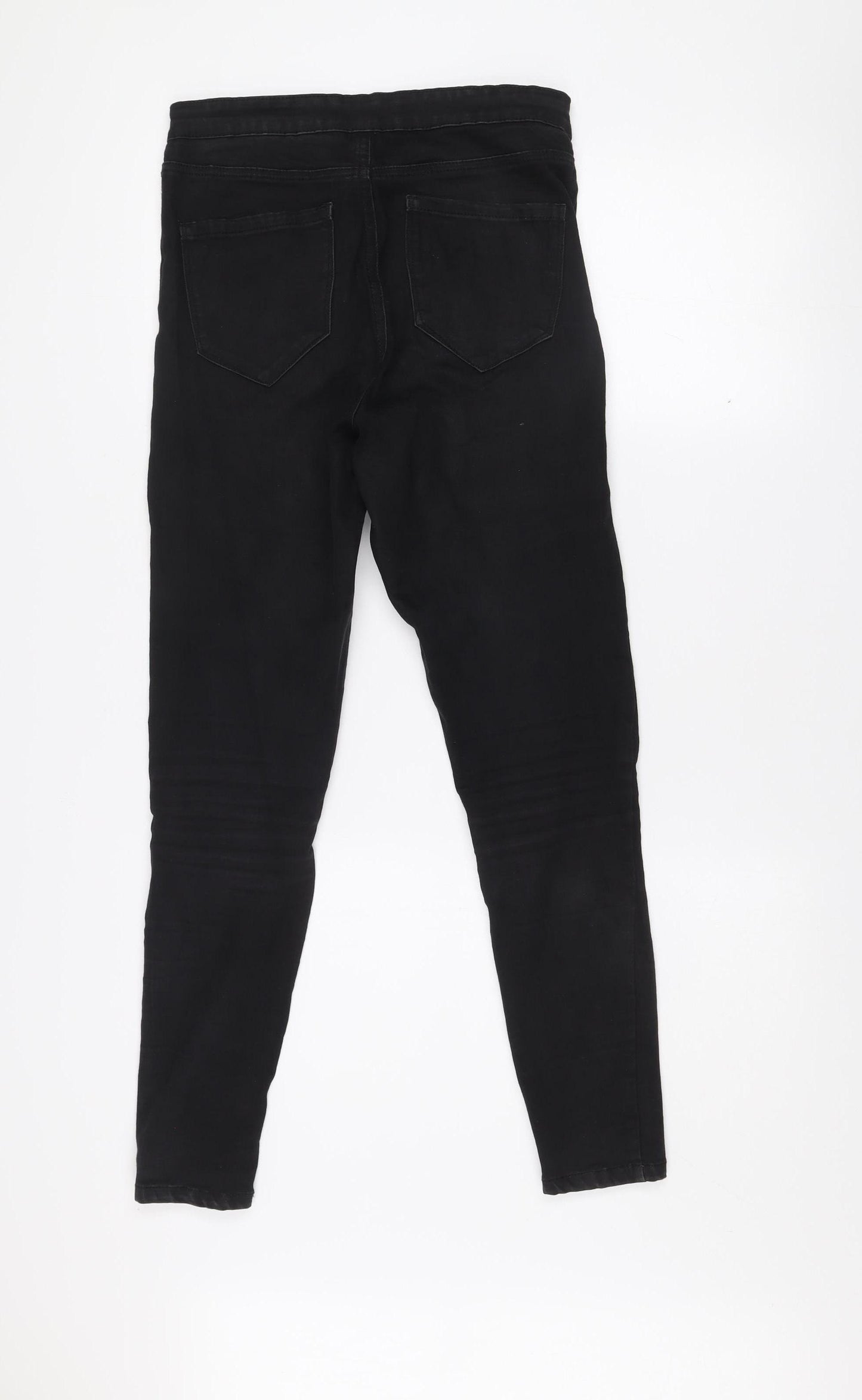 Denim Co. Women's Black Skinny Jeans Size 12 Mid Rise Slim Fit