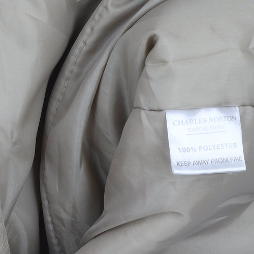 Charles Norton Men's Beige Polyester Bodywarmer Waistcoat M