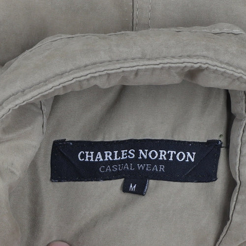 Charles Norton Men's Beige Polyester Bodywarmer Waistcoat M