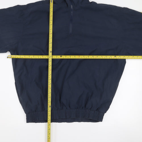 Sun & Rain Women's Blue L Lightweight 1/4 Zip Windbreaker Jacket