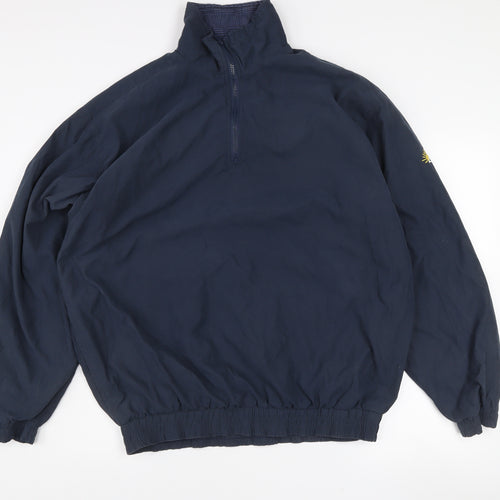 Sun & Rain Women's Blue L Lightweight 1/4 Zip Windbreaker Jacket