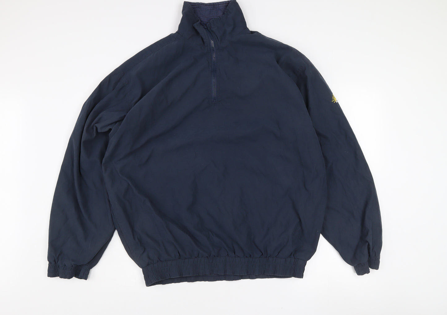 Sun & Rain Women's Blue L Lightweight 1/4 Zip Windbreaker Jacket