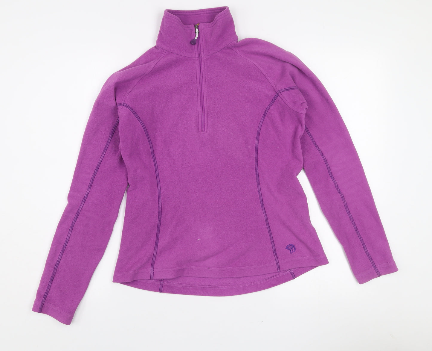Mountain Hardwear Women's Purple Fleece Pullover 1/2 Zip Sweatshirt Size S