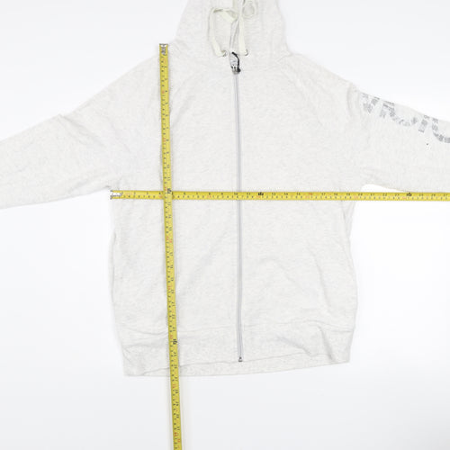Victoria Sport Womens Grey XS Full Zip Hooded Lightweight Jacket