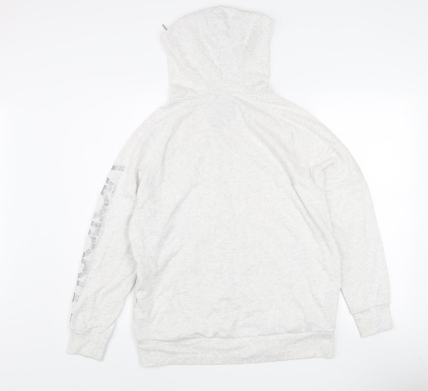 Victoria Sport Womens Grey XS Full Zip Hooded Lightweight Jacket