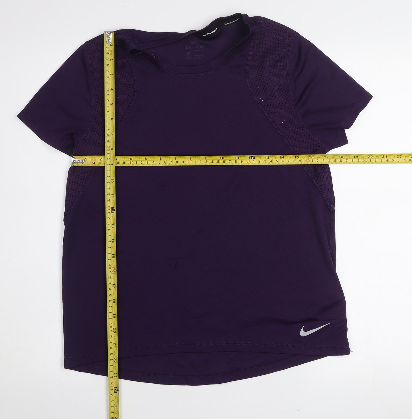Nike Womens Purple Dri-Fit Running T-Shirt Medium
