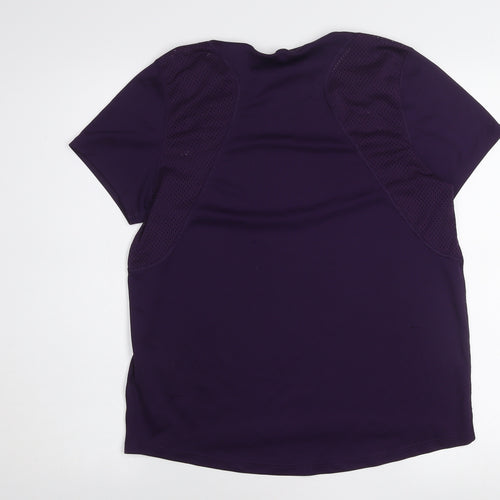 Nike Womens Purple Dri-Fit Running T-Shirt Medium