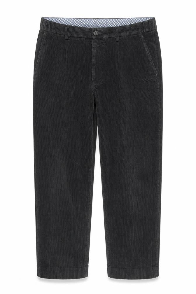 Maine New England Men's Black Corduroy Chino Trousers 38S