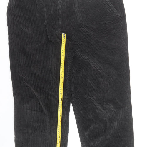 Maine New England Men's Black Corduroy Chino Trousers 38S