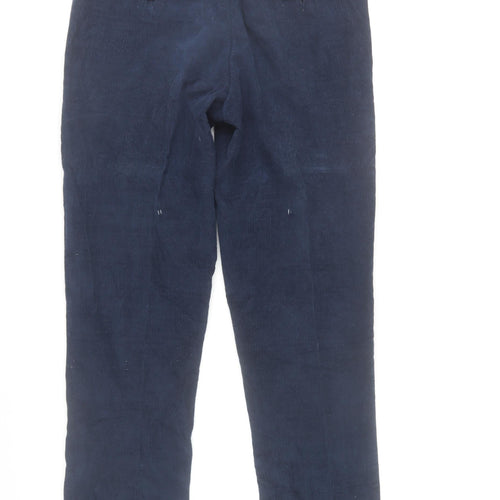 Stefano Conti Men's Blue Corduroy Chino Trousers Size 34 Regular