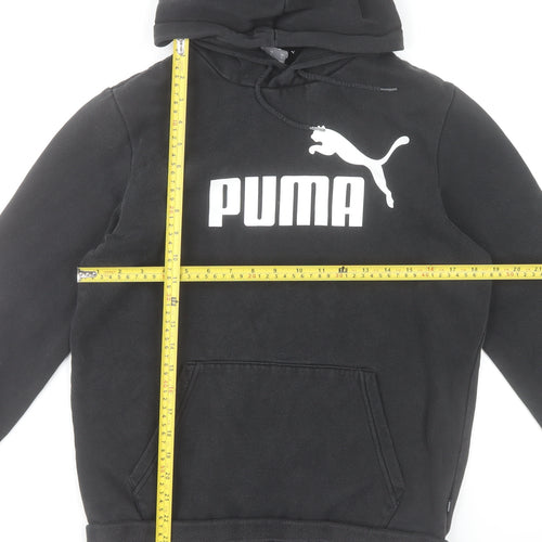 Puma Women's Black Pullover Hoodie Size S Cotton Blend