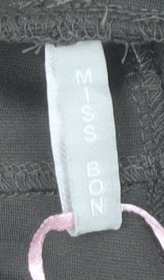 Miss Bon Women’s Grey Stretch Jegging Trousers Size 16