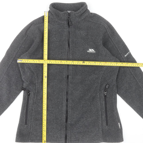 Trespass Men's Grey Full Zip Fleece Jacket Size S Outdoor Casual