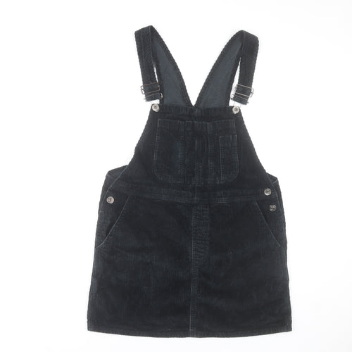 BDG Urban Outfitters Women's Black Corduroy Pinafore Dress L